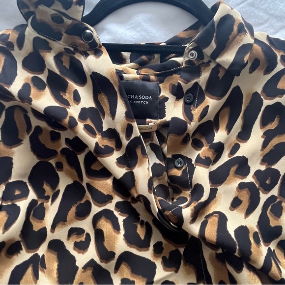 Scotch & Soda Leopard Print Blouse XS - Picture 5 of 11